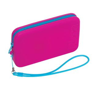 Necessaire De Silicone Pequena Rosa Ricca