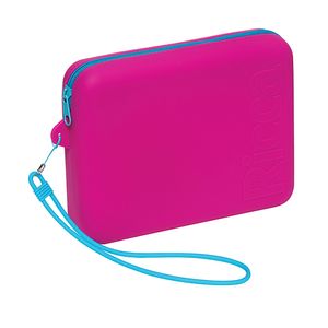 Necessaire De Silicone Grande Rosa Ricca