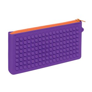 Necessaire De Silicone Bolhas Roxa Ricca