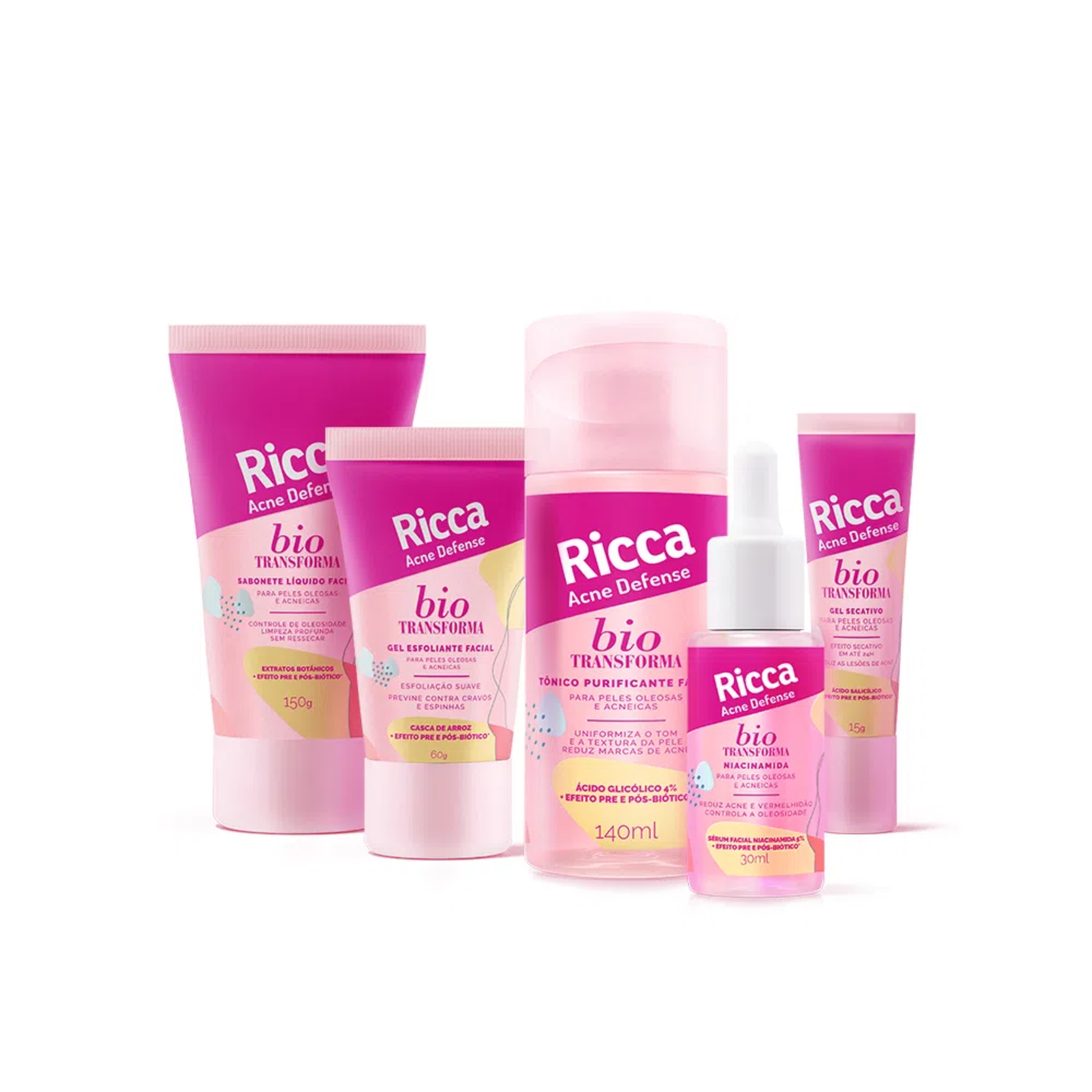Kit AntiAcne - Acne Defense Ricca - Ricca