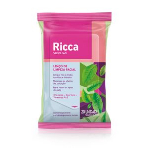 Lenço de Limpeza Facial Ricca