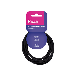 Elásticos Volume Hair Black Ricca