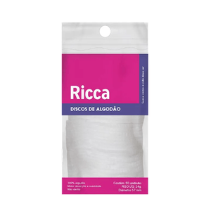 Algodão Disco Padrão Ricca - Brinde