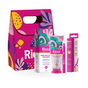 Kit Presente Creme Fresh Floral + Caneta Ricca