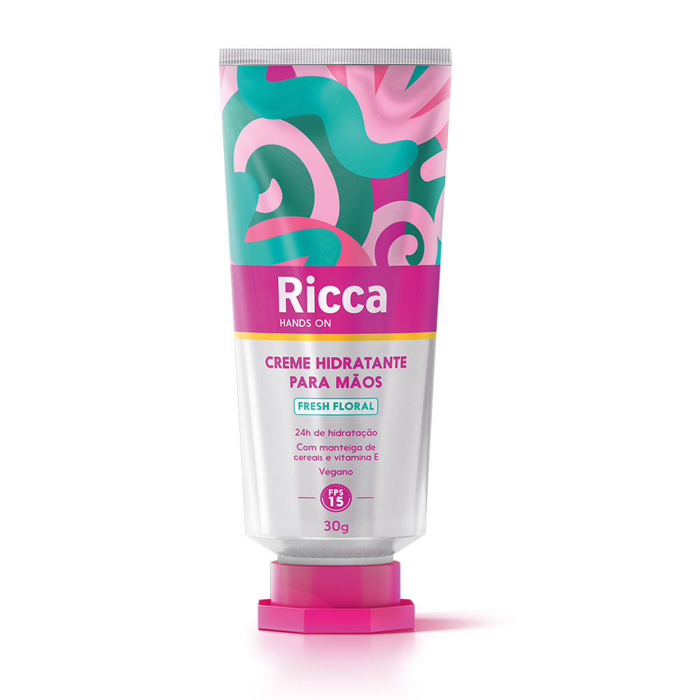 Creme Hidratante Para Mãos FPS15 Fresh Floral Ricca - Ricca
