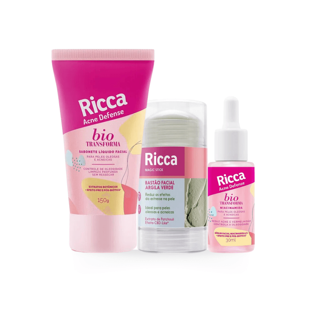 Kit Oleosidade Controlada Ricca - Ricca