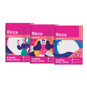 Lenço de Papel Mini Ricca