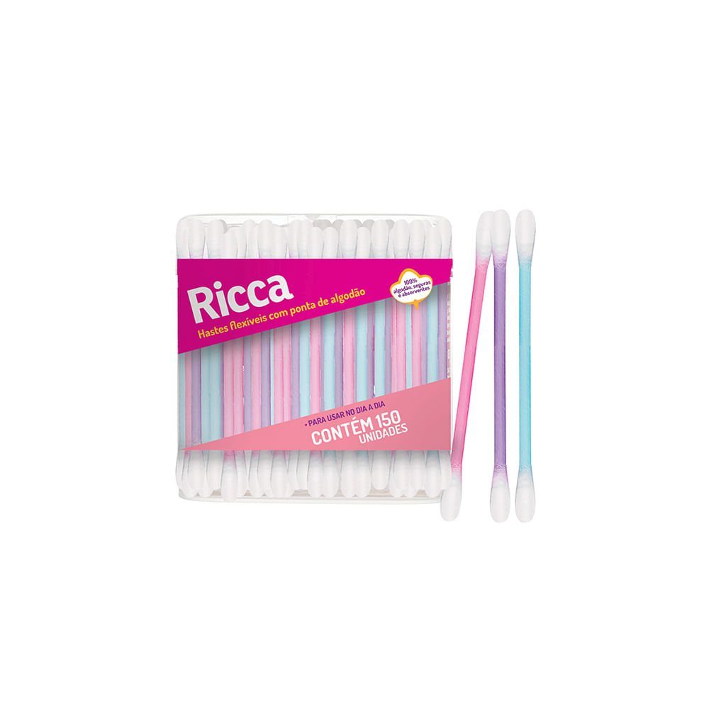 Kit Com 3 Hastes Flexíveis Pote Ricca - Ricca