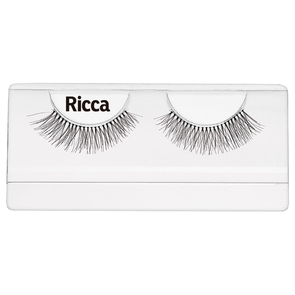 Kit com 2 Cílios Postiços Efeito Máscara Ricca - Ricca