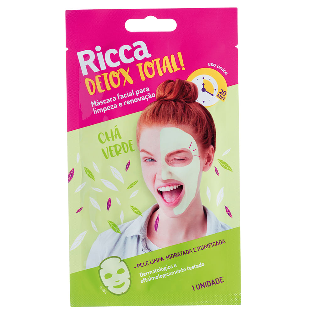 Kit Com 2 Máscaras Faciais Renovadora Ricca - Ricca