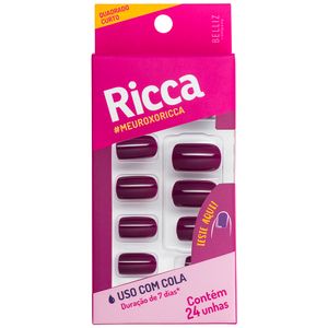Kit Com 2 Unhas Roxo Ametista Ricca