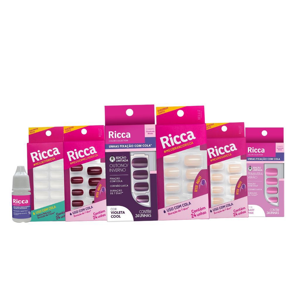 Kit Olha Essa Unha Ricca - Ricca