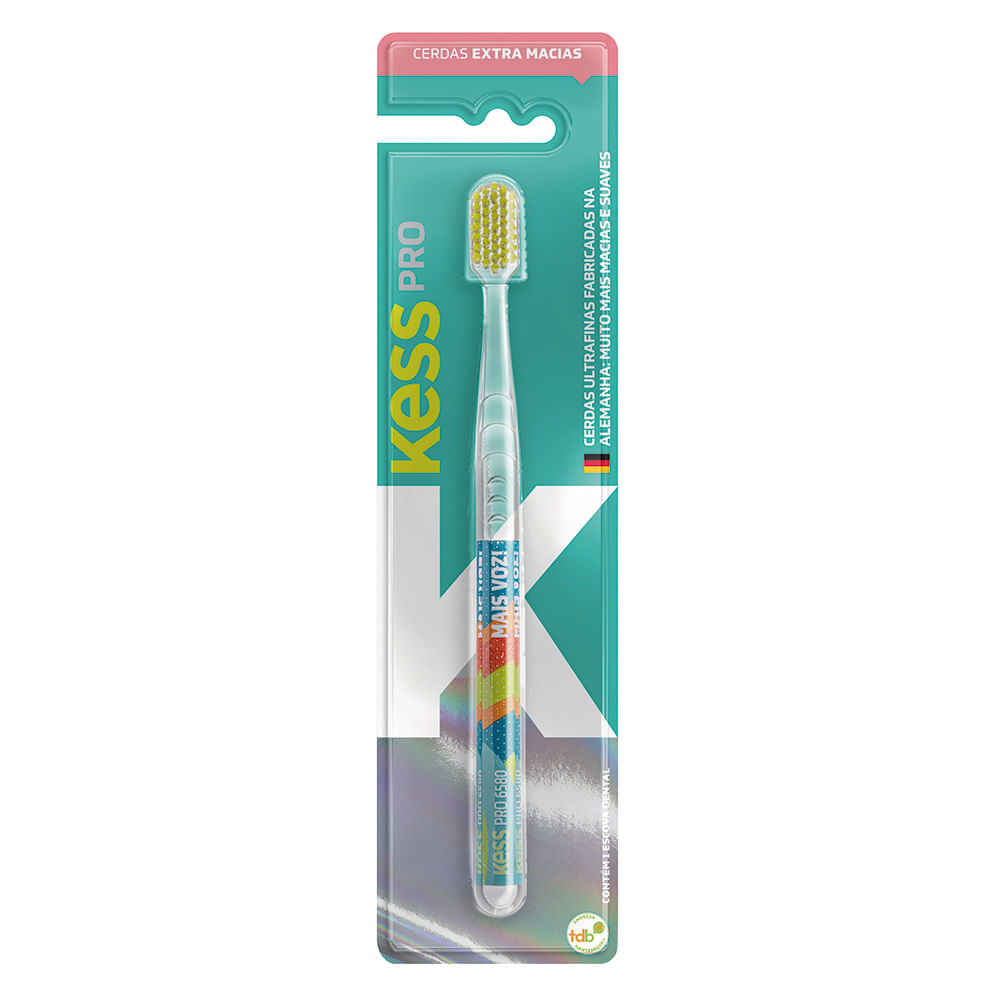 Escova Dental Kess Pro Clear Extra Macia - Ricca