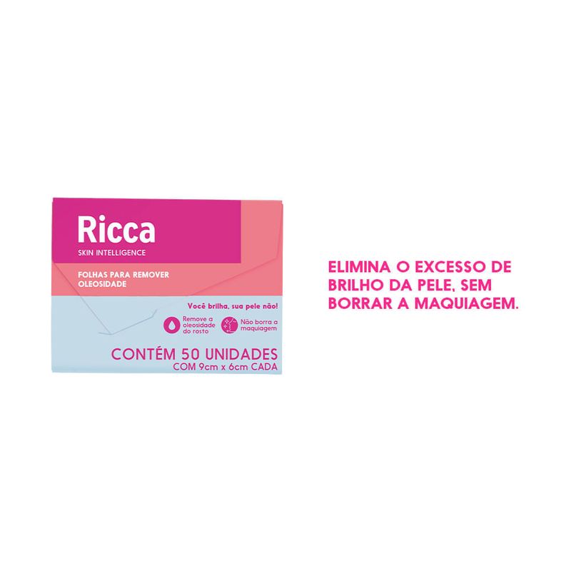 Kit Ricca Controle De Brilho Pele Oleosa Acne Com Lenço-1783704947818
